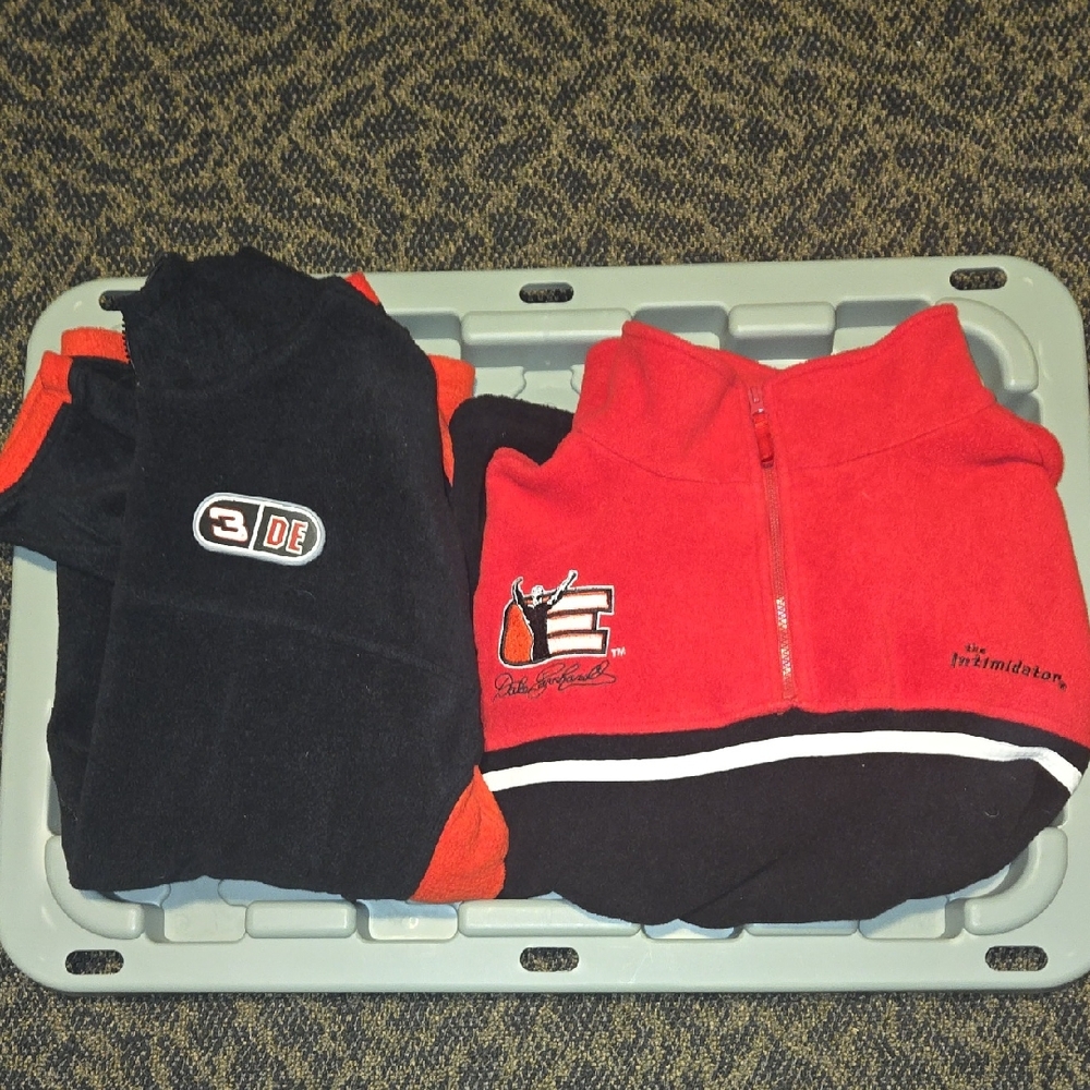 Vintage Dale Earnhardt Nascar Winners Circle Fleece Hooded Zip& Pullover XL